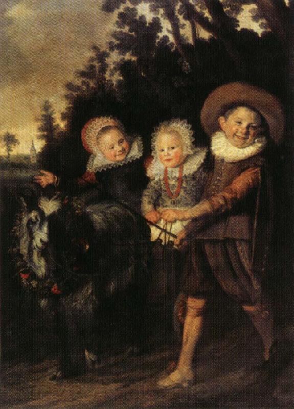 HALS, Frans The Group of Children Spain oil painting art